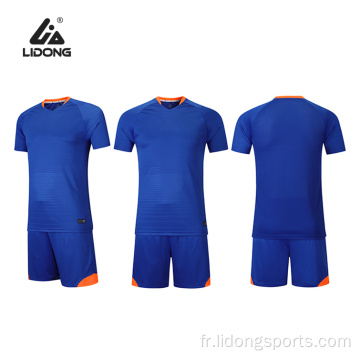 Ensemble de maillot de football en polyester respirant